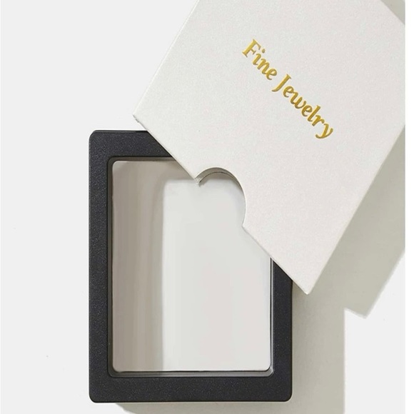 New Cat Ear Earrings Opalesque Black Grey Shell - Picture 4 of 5